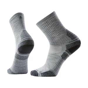 Smartwool Men's Hike Targeted Cushion Mid Crew Socks Light Gray Large