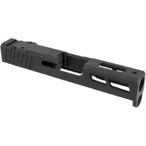 Swenson Elite 2.0 Slide with RMSc Cut for Glock 43, 43x Gen 3 9mm Luger Stainless Steel Black