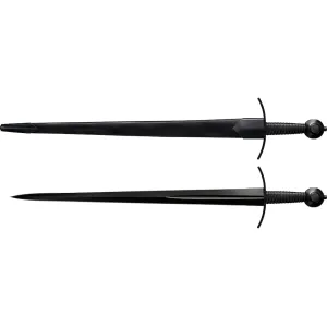 Cold Steel MAA Arming Sword 28" 1090 Carbon Steel Blade Steel Handle Black