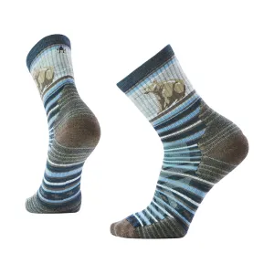 Smartwool Men's Hike Targeted Cushion Bear Mid Crew Socks Twilight Blue Medium
