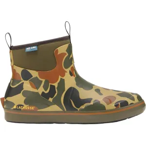 LaCrosse Men's Alpha 6" Deck Boots Rubber Hardwoods Duck Camo 11 D