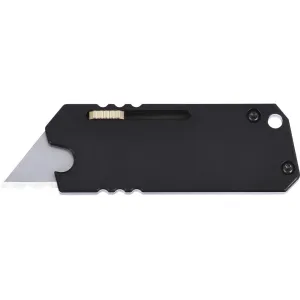 CRKT CUT Pocket Knife 0.62" Utility SK-5 Satin Blade Titanium Handle Black