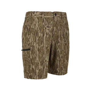 Drake Men's Traveler Trek Shorts Mossy Oak Bottomland XL