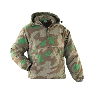 Mil-Tec Men's Combat Anorak Hoodie Splinter Camo Large