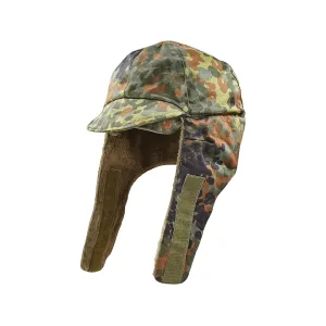Military Surplus German Winter Cap Grade 2 Flecktarn Medium