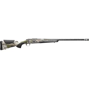 Browning X-Bolt 2 Speed Carbon Fiber Bolt Action Rifle 308 Winchester 22" Carbon Fiber Threaded Barrel Tungsten Cerakote Frame OVIX Camo Adjustable Comb Stock