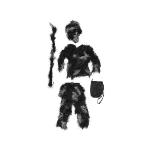Mil-Tec Men's FR 4 PC Ghillie Suit Night Camo Medium/Large