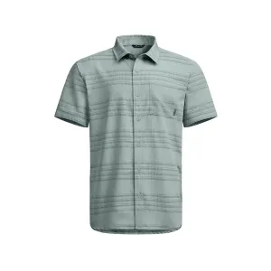 Sitka Gear Men's Mojave Short Sleeve Shirt Surf Blue Tonal Large