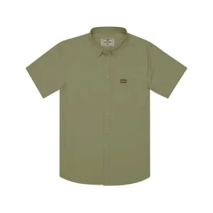 Burlebo Men's Performance Short Sleeve Shirt Sage Medium
