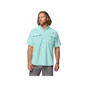 Columbia Men's Bahama II Short Sleeve Shirt Gulf Stream XL