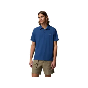 Columbia Men's PFG Solar Stream II Short Sleeve Polo Carbon XL