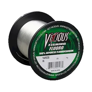 Vicious Fluorocarbon Fishing Line 12lb 800yd Clear
