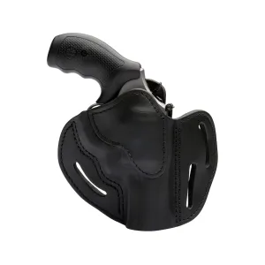 1791 Gunleather Revolver OWB Holster Right Hand Smith & Wesson 629 3", 329 3", 29 3", Ruger Super Redhawk Alaskan Leather Black