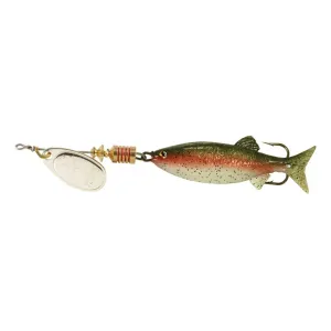 Mepps Comet Mino Inline Spinner 1 7/8" with Rainbow Trout Mino Silver Blade 1/6 oz