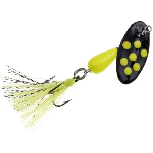 Panther Martin Flash-A-Bou Go-Glo Inline Spinner Black & Chartreuse 1/16 oz