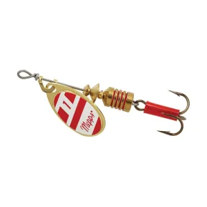 Mepps Aglia Plain Inline Spinner Gold/Red/White 1/8 oz