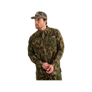 Nomad Men's Rub Line Field Long Sleeve Shirt Mossy Oak Greenleaf Medium