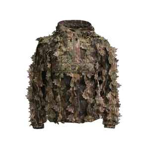 Blocker Outdoors Men's Finisher Leafy Quarter Zip Jacket Mossy Oak Greenleaf Small/Medium