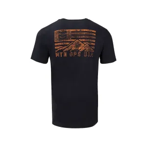 MTN OPS Men's Range Short Sleeve Crew Neck T Shirt Black 2XL