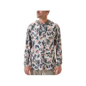 Burlebo Men's Performance Hoodie Vintage Camo Medium