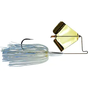 Picasso Rusty Squeaker Slapper Blade Buzzbait 1/2oz White Hologram Gold