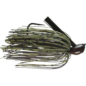 Picasso Custom Hand Tied Old School Dock Rocket Jig Camo Craw 1/2 oz