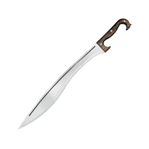 Condor Knives Falcata Sword 19.88" 1075HC Steel Blade Walnut Handle