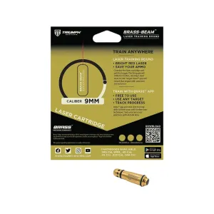Triumph Systems Brass Beam Laser Trainer Cartridge 9mm Luger