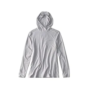 Orvis Men's Sun Defense Hoodie Light Gray XL