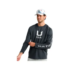 Huk Men's Icon Hoodie Sea Storm Medium