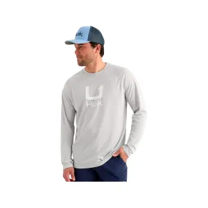 Huk Men's Icon Long Sleeve Crew Neck Shirt Seagull XL