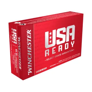 Winchester USA Ready 6.5 Creedmoor Ammo 140 Grain Jacketed Hollow Point Case of 200 (10 Boxes of 20)