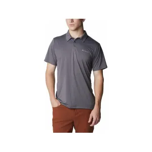 Columbia Men's Hike Short Sleeve Polo City Gray 2XL