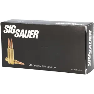 Sig Sauer 300 AAC Blackout (7.62x35mm) Ammo 125 Grain Jacketed Hollow Point Box of 20