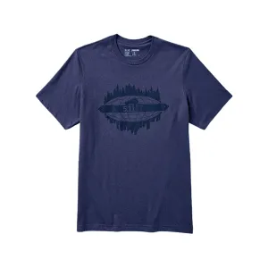 5.11 Men's Uando Globe Short Sleeve Crew Neck T Shirt Blueblood Medium