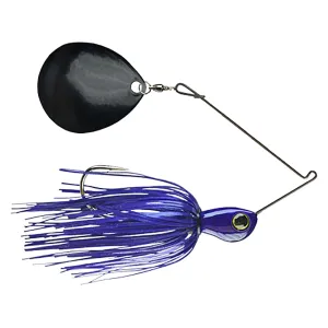 Picasso Titanium HP Single Colorado Spinnerbait 1/2oz Purple Phantom Black