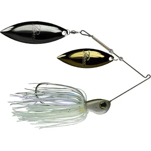 Picasso Titanium HP Double Willow Spinnerbait 1/2oz Red/Blue Pearl Gold/Nickel