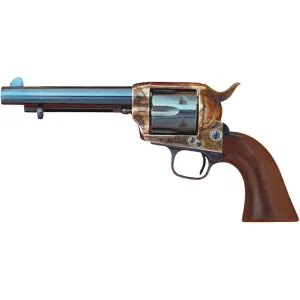 Cimarron Firearms USV Artillery 45 Colt (Long Colt) Revolver 5.5" Charcoal Blue Barrel 6 Round Wood Grip