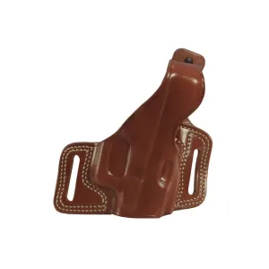 Galco Silhouette High Ride OWB Holster Right Hand Glock 17, 19, 22, 23, 26, 27, 31, 32, 33, 34, 35, 45, 47 Leather Tan