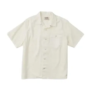 Filson Men's Twill Short Sleeve Shirt Ivory Large