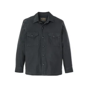 Filson Men's Field Shirt Jacket Washed Faded Black Large