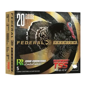 Federal Premium HEAVYWEIGHT TSS Rob Roberts Special Edition 20 Gauge Ammo 3" #9 Tungsten Shot 1-5/8 oz Box of 5