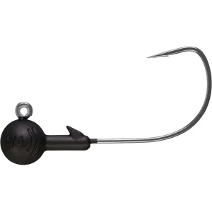 Northland Tungsten Round Ball Wide Gap 3/16oz Jighead 2/0 Matte Black