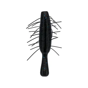Yamamoto Fuzzy Nuki 3.5" Worm Black w/ Large Blue Flake