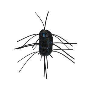 Yamamoto Fuzzy Nut 1.5" Creature Dice Bait Black w/ Large Blue Flake