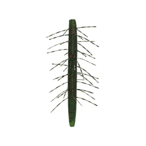 Yamamoto Fuzzy Senko 5" Soft Stickbait Watermelon Black and Red Flake