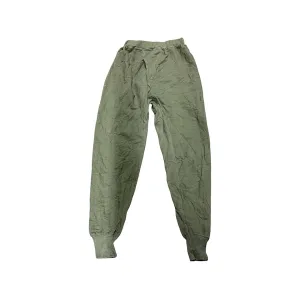 Military Surplus Greek Long John Pants Grade 1 Olive Drab Large