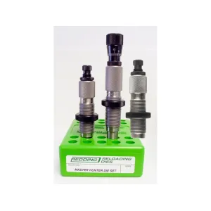 Redding Master Hunter Deluxe 300 AAC Blackout (7.62x35mm) Full Length Sizing, Micrometer Bullet Seating, Neck Sizing 3 Die Set