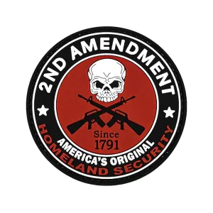 Merica Life 2nd Amendment America's Original Homeland Security PVC Morale Patch
