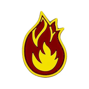 Merica Life Fireball PVC Morale Patch Yellow